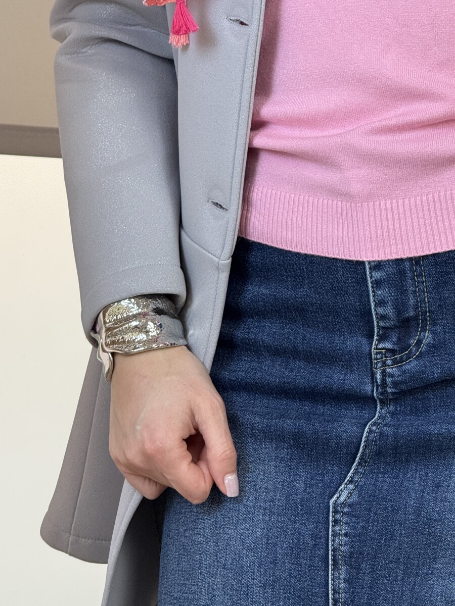 Széles karperec - arany - Kép 3