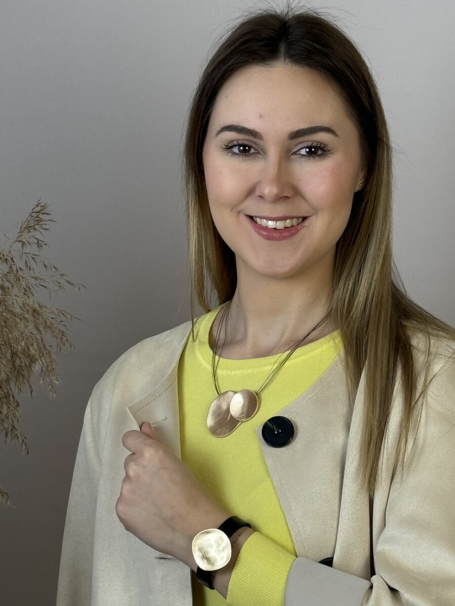 Karcolt medálos karkötő - arany - Kép 5