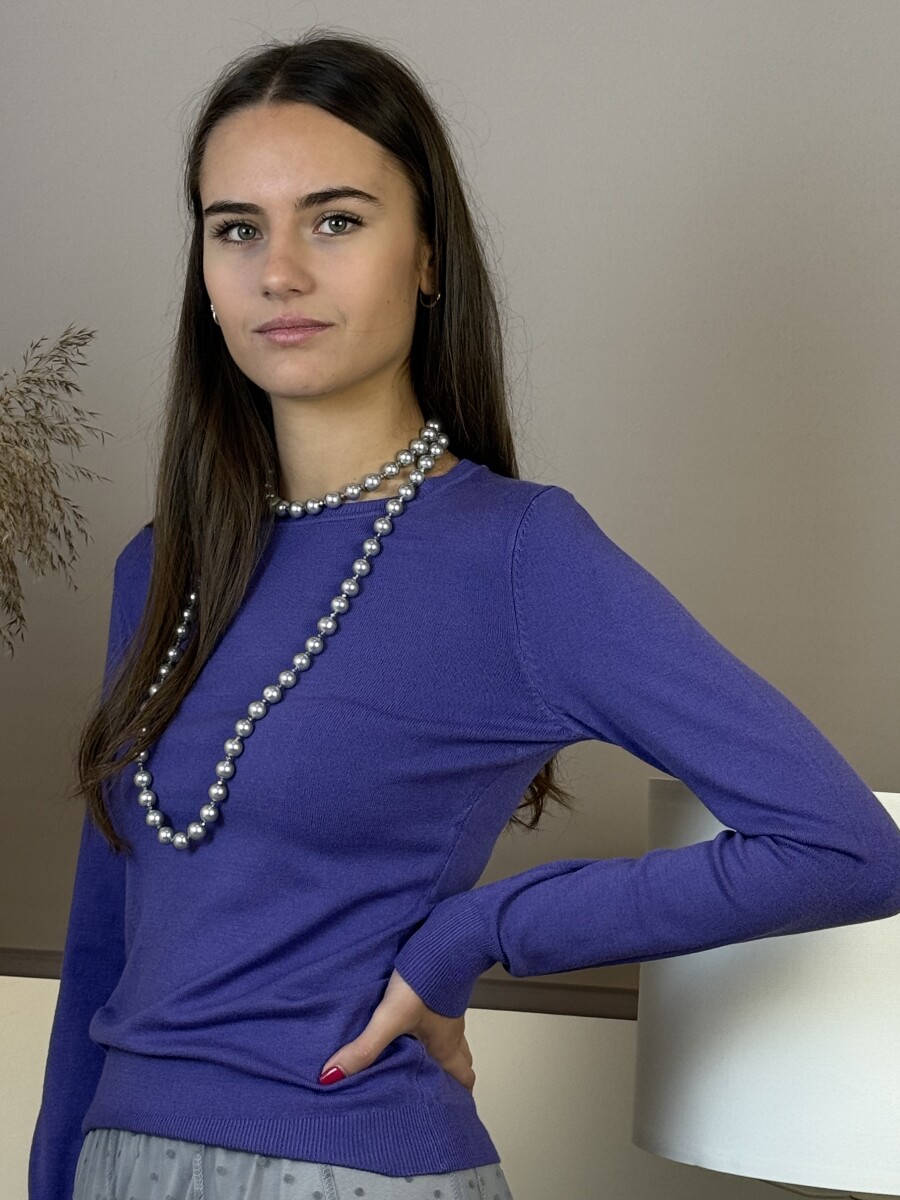 Ezüst gyöngyös nyaklánc - ezüst - Kép 5