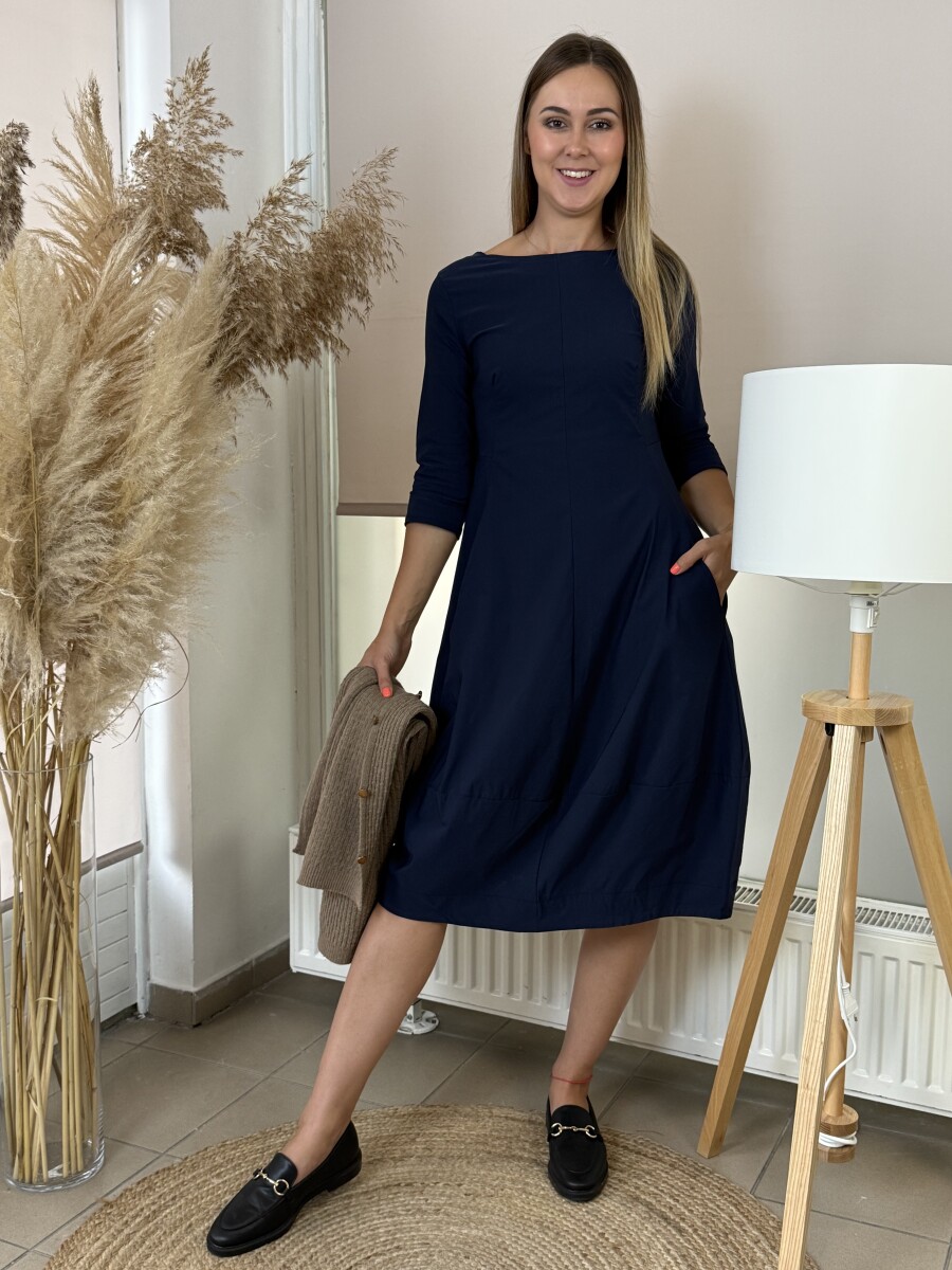 Zsebes hagymaruha - sötétkék - Kép 1