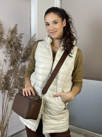 Átvetős táska - barna