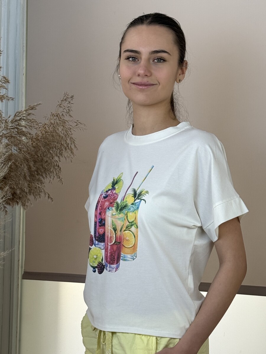 T ujjú póló - fehér - Kép 2