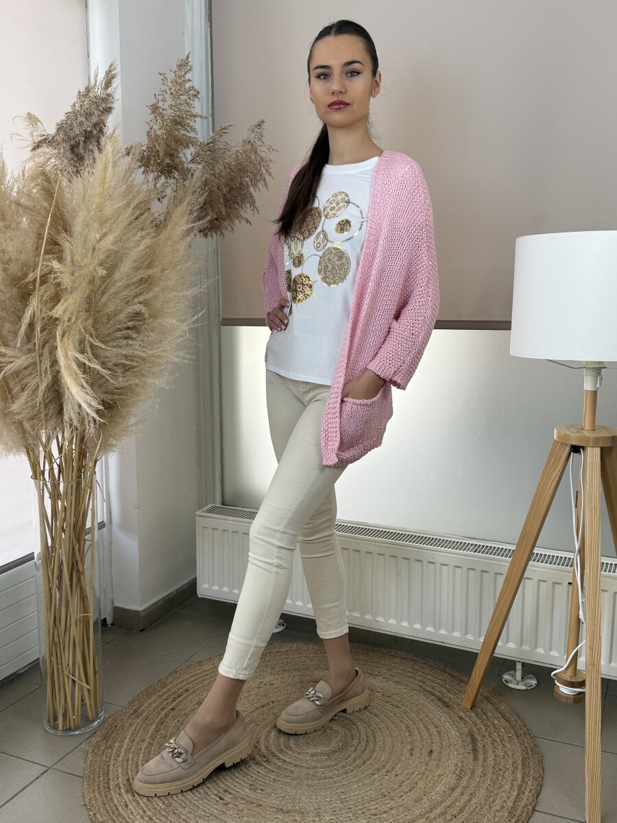 Színes push up farmer - krém - Kép 2