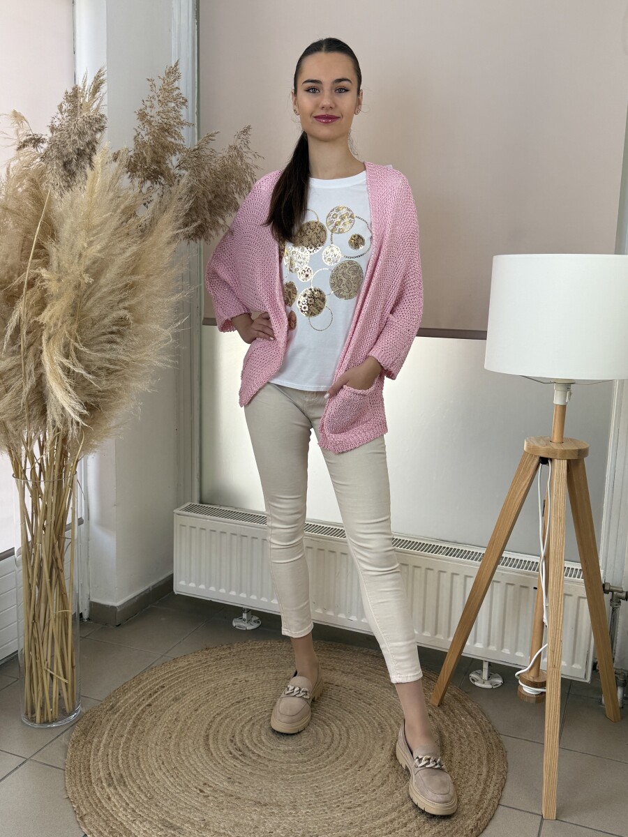 Színes push up farmer - krém - Kép 11