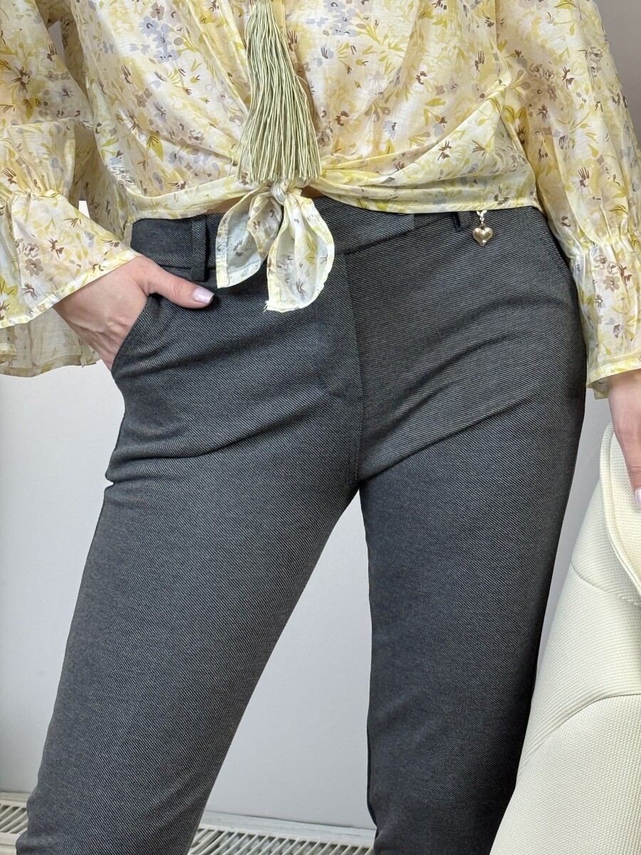 Svédzsebes nadrág - szürke - Kép 9