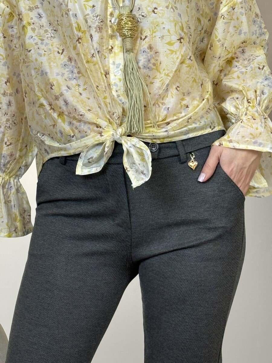 Svédzsebes nadrág - szürke - Kép 5