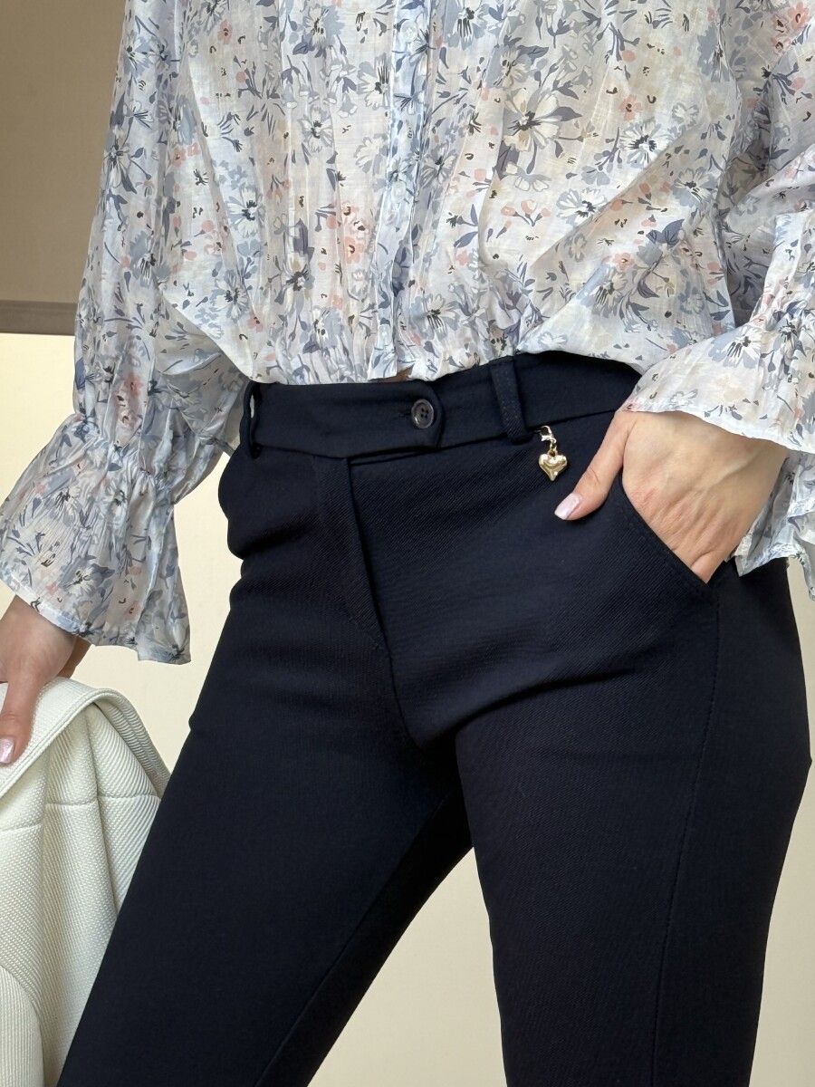 Svédzsebes nadrág - sötétkék - Kép 6