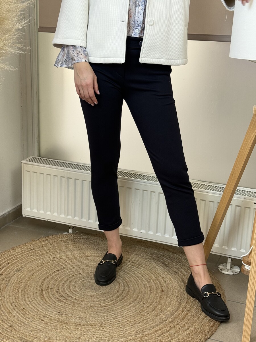 Svédzsebes nadrág - sötétkék - Kép 8