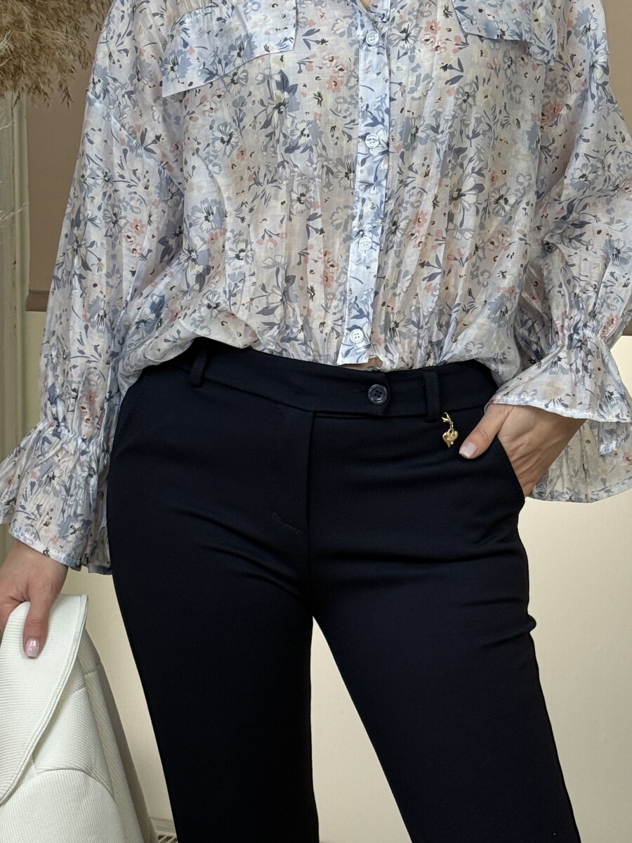 Svédzsebes nadrág - sötétkék - Kép 3