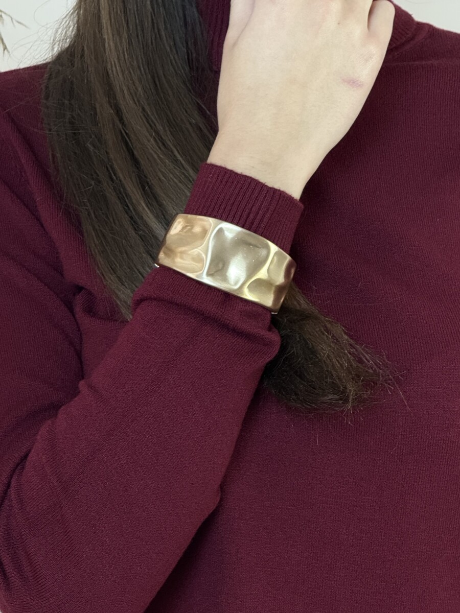 Vastag arany karkötő - arany - Kép 2