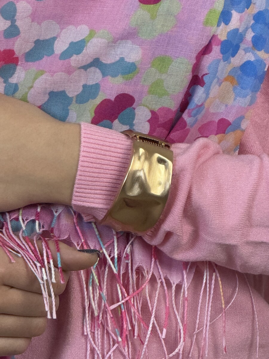 Vastag arany karkötő - arany - Kép 2