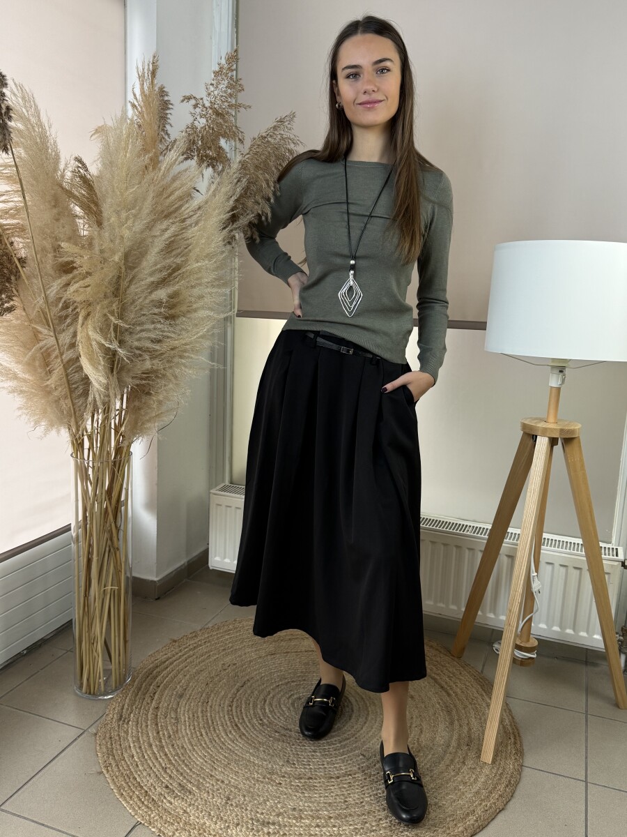 Rombusz medálos nyaklánc - ezüst - Kép 3