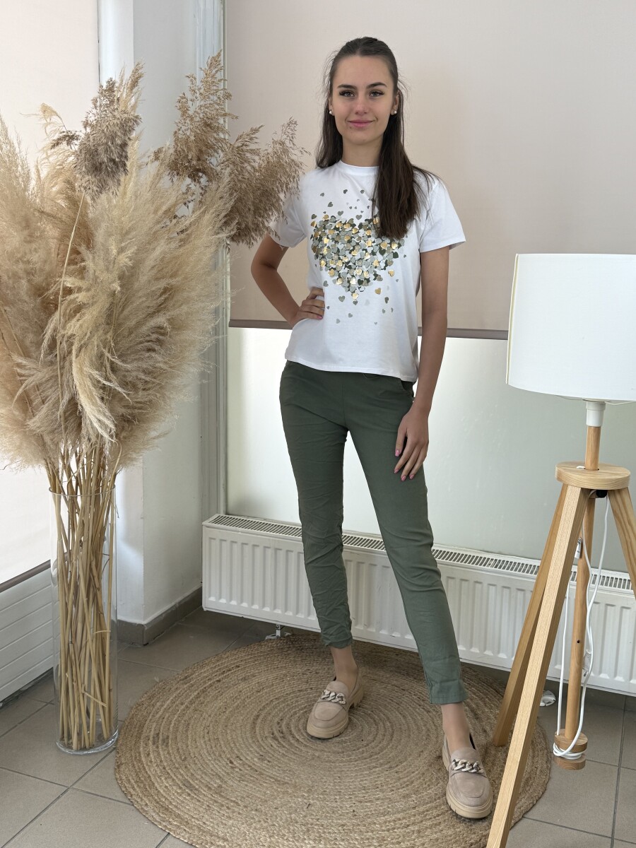 Kötős gyűrt hatású nadrág