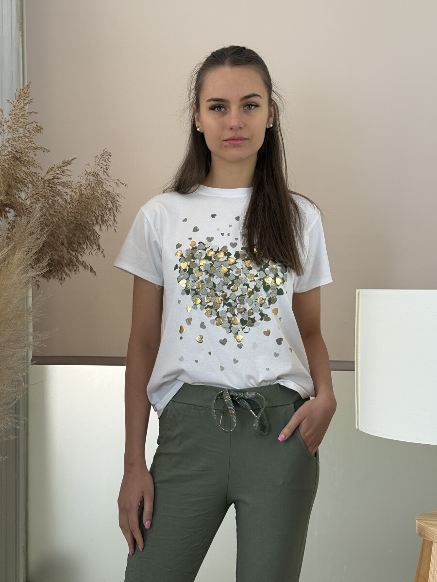 Kötős gyűrt hatású nadrág - khaki - Kép 6