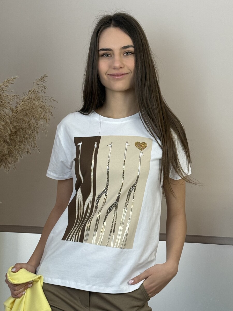 Grafika mintás póló