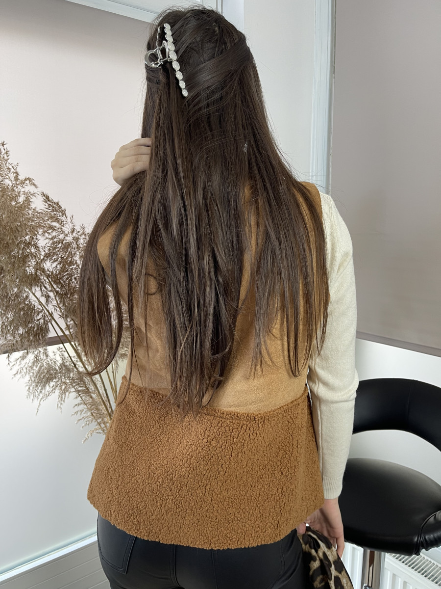 Rövid macimellény - camel - Kép 8