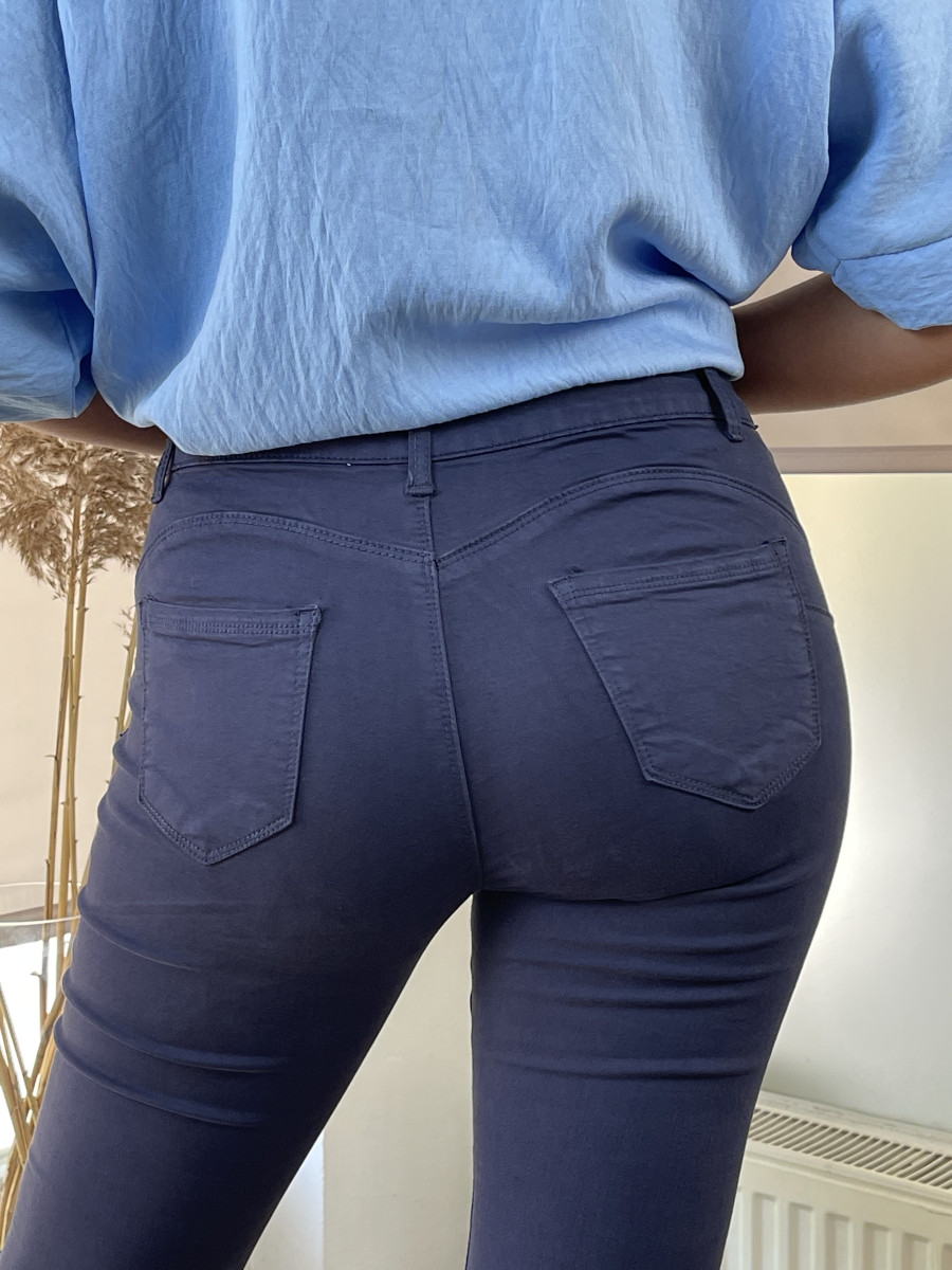 Színes push up farmer - sötétkék - Kép 5