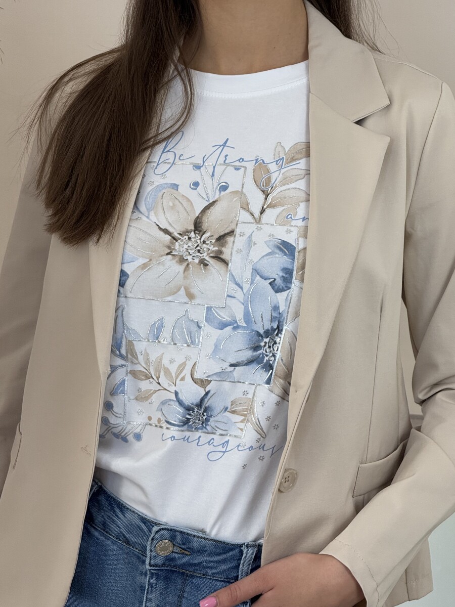 Gombos csinos blézer - bézs - Kép 9