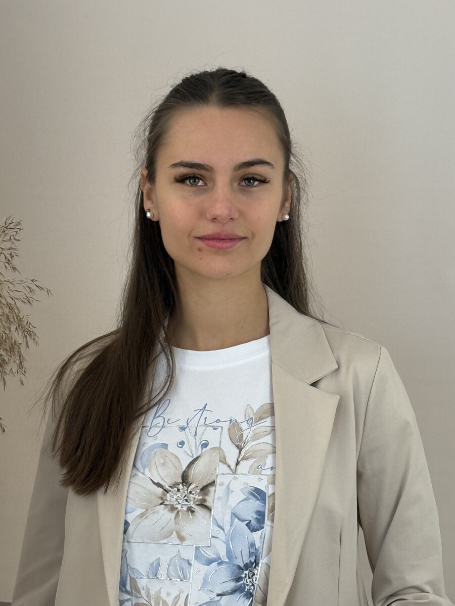 Gombos csinos blézer - bézs - Kép 11