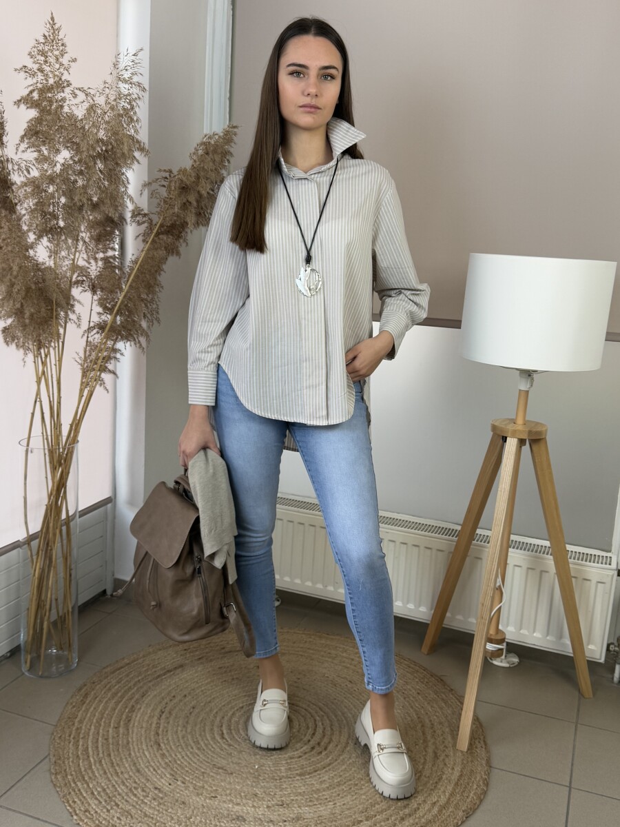 Gyöngy medálos zsinóros lánc - ezüst - Kép 5