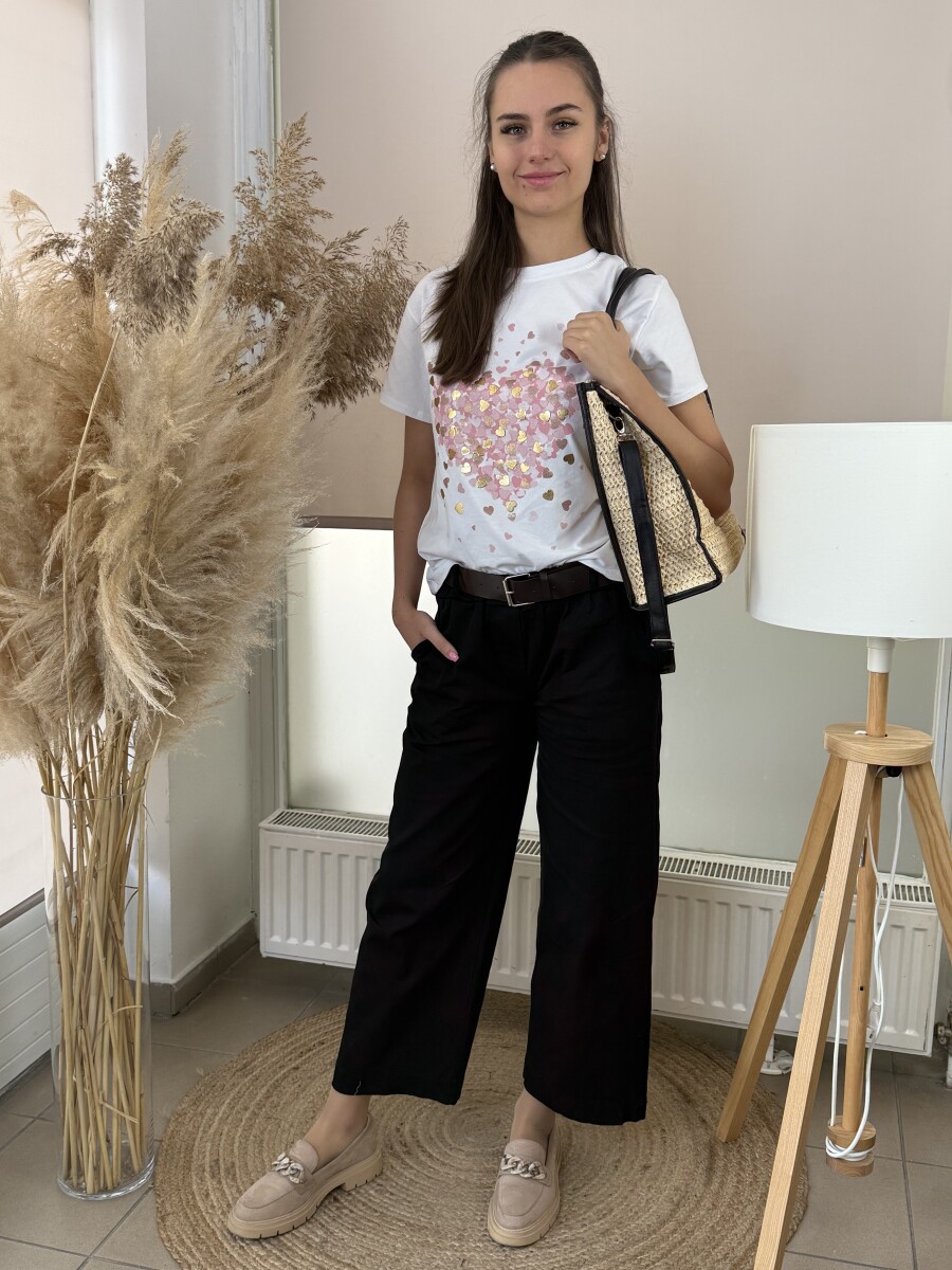 Mintás póló - rózsaszín - Kép 13