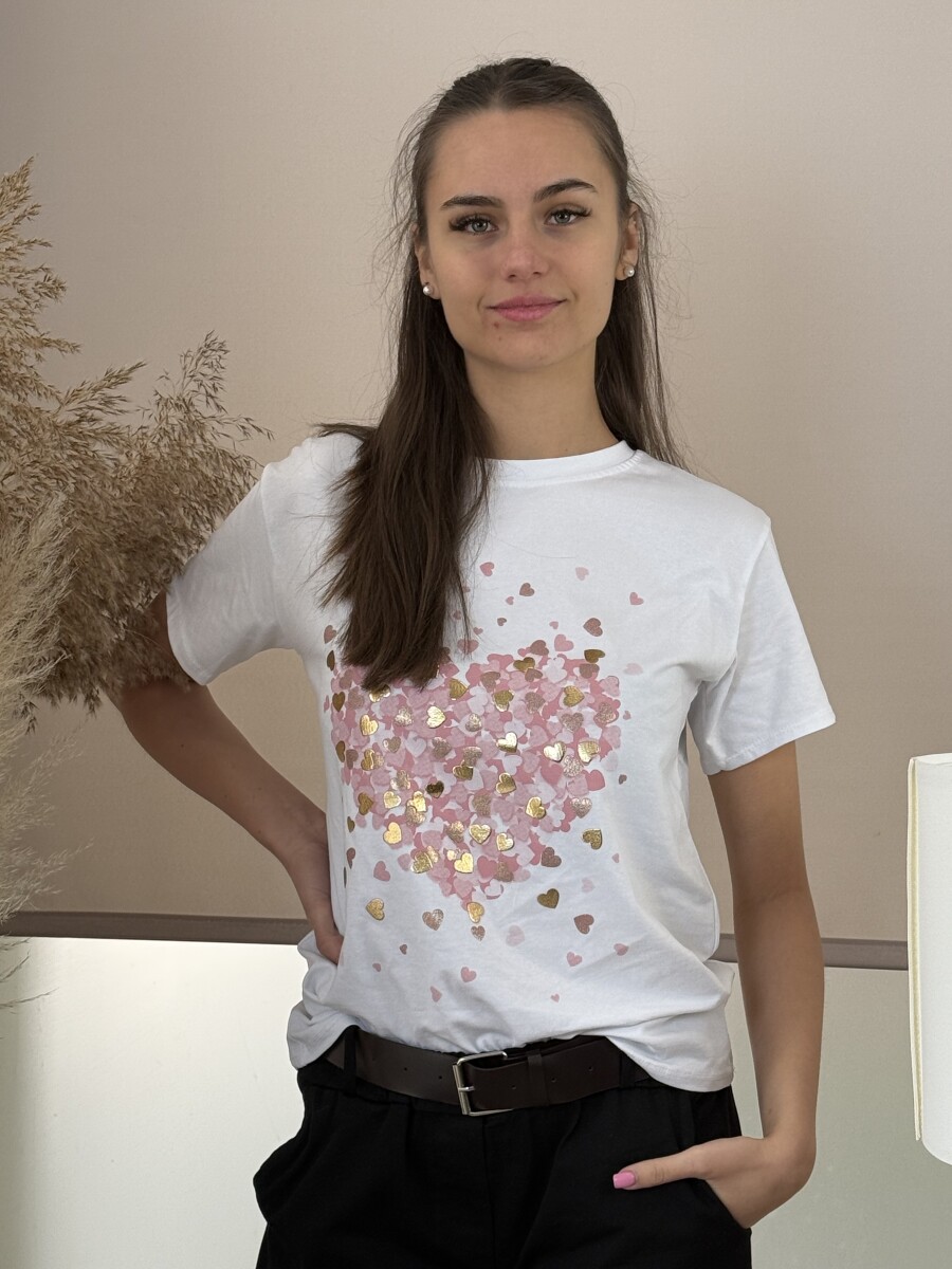 Mintás póló - rózsaszín - Kép 16