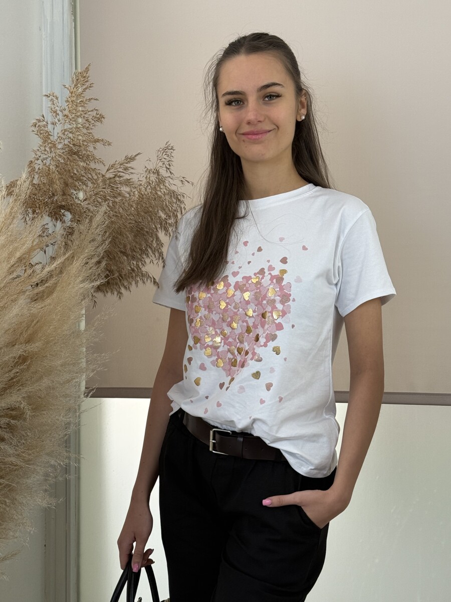 Mintás póló - rózsaszín - Kép 9