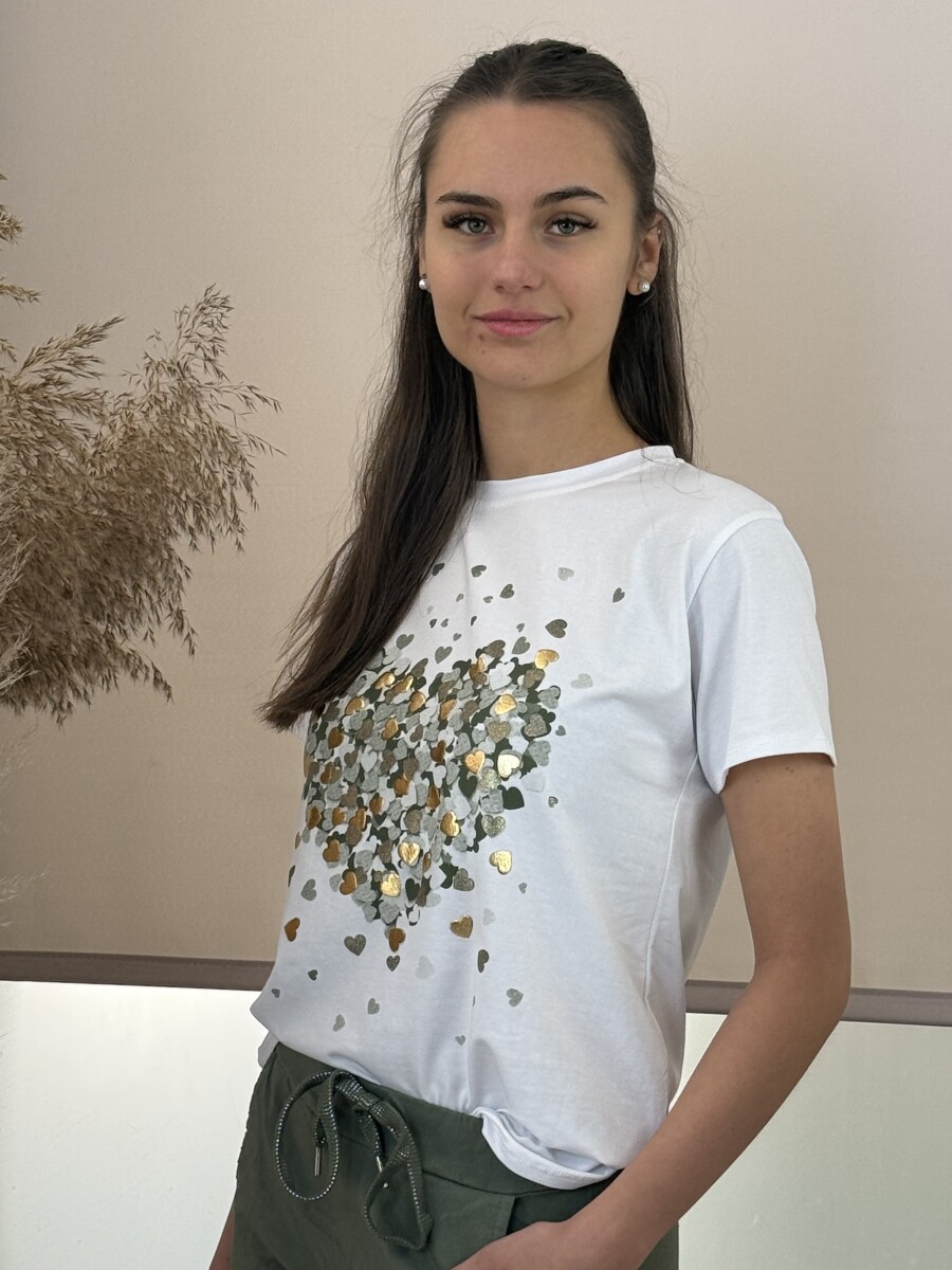 Mintás póló - khaki - Kép 3