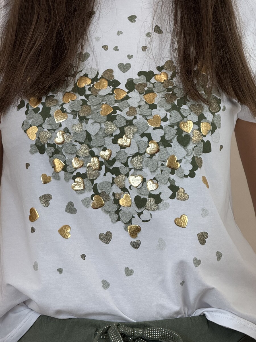 Mintás póló - khaki - Kép 5