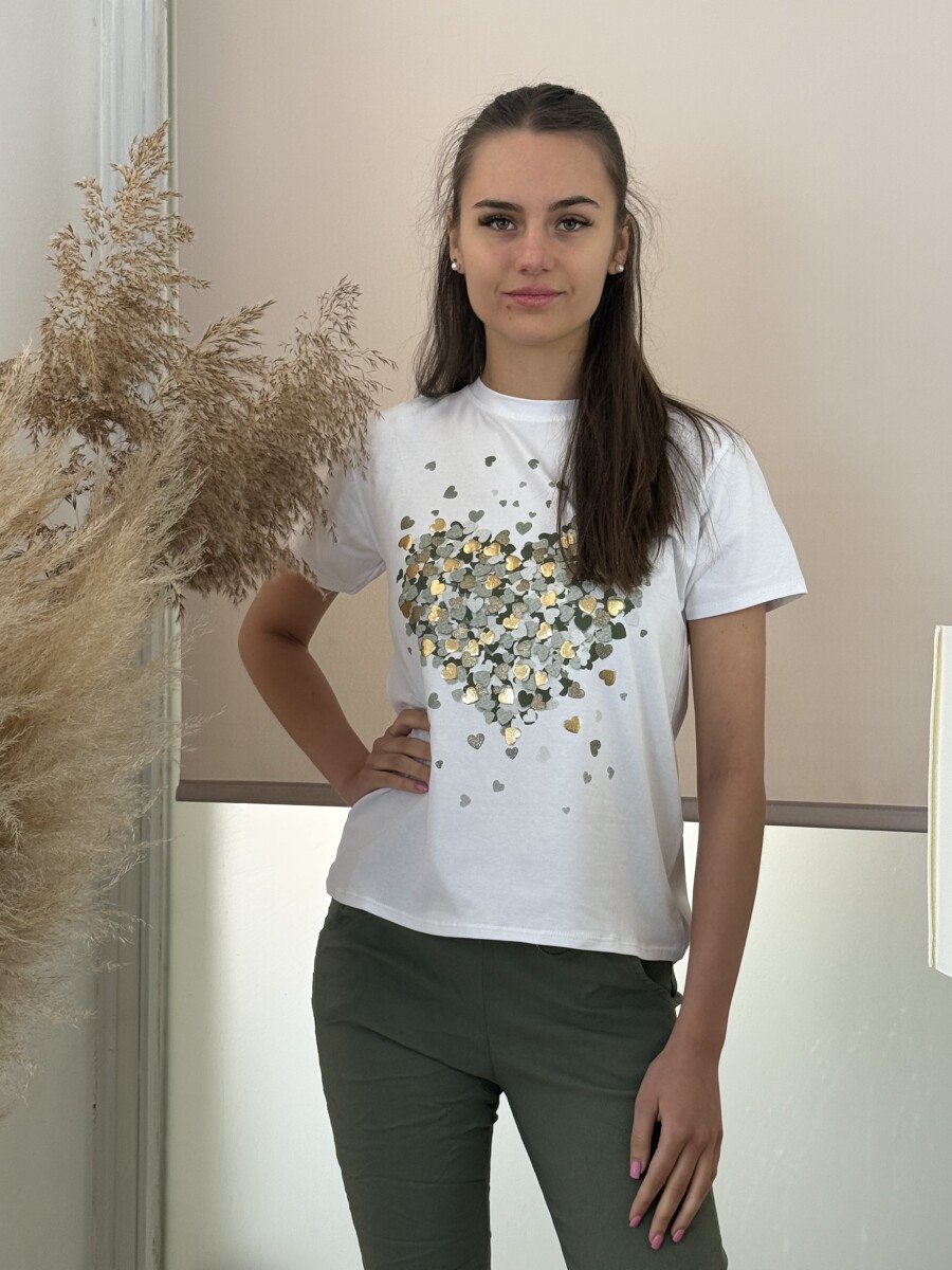 Mintás póló - khaki - Kép 6