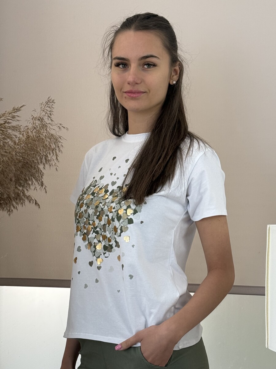 Mintás póló - khaki - Kép 9