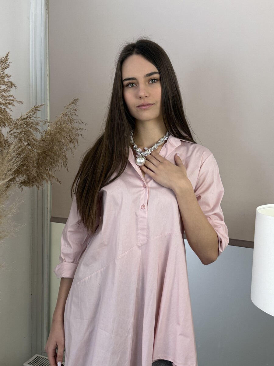 Gyöngymedálos lánc - ezüst-fehér - Kép 6