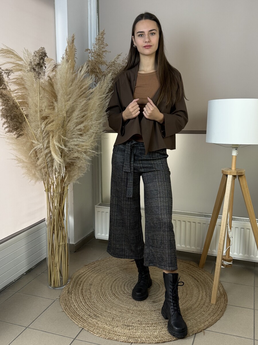 Gombos boleró - barna - Kép 3