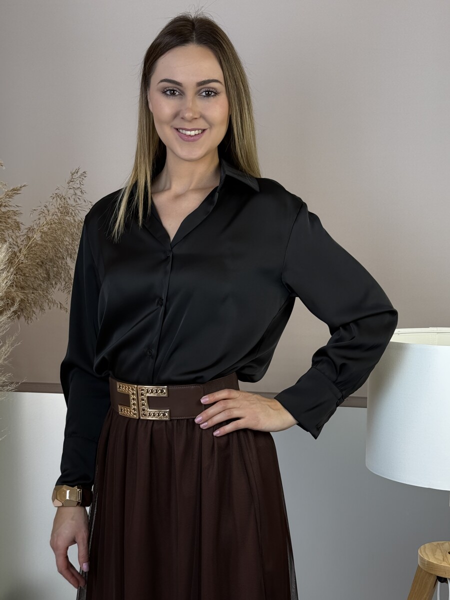 Gumis öv arany csattal - barna - Kép 8