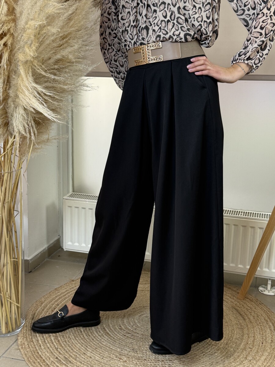 Gumis öv arany csattal - homok - Kép 10