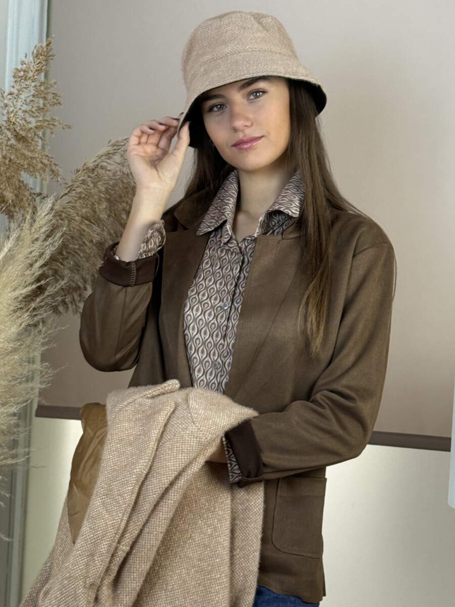 Kalap - camel-fekete - Kép 18