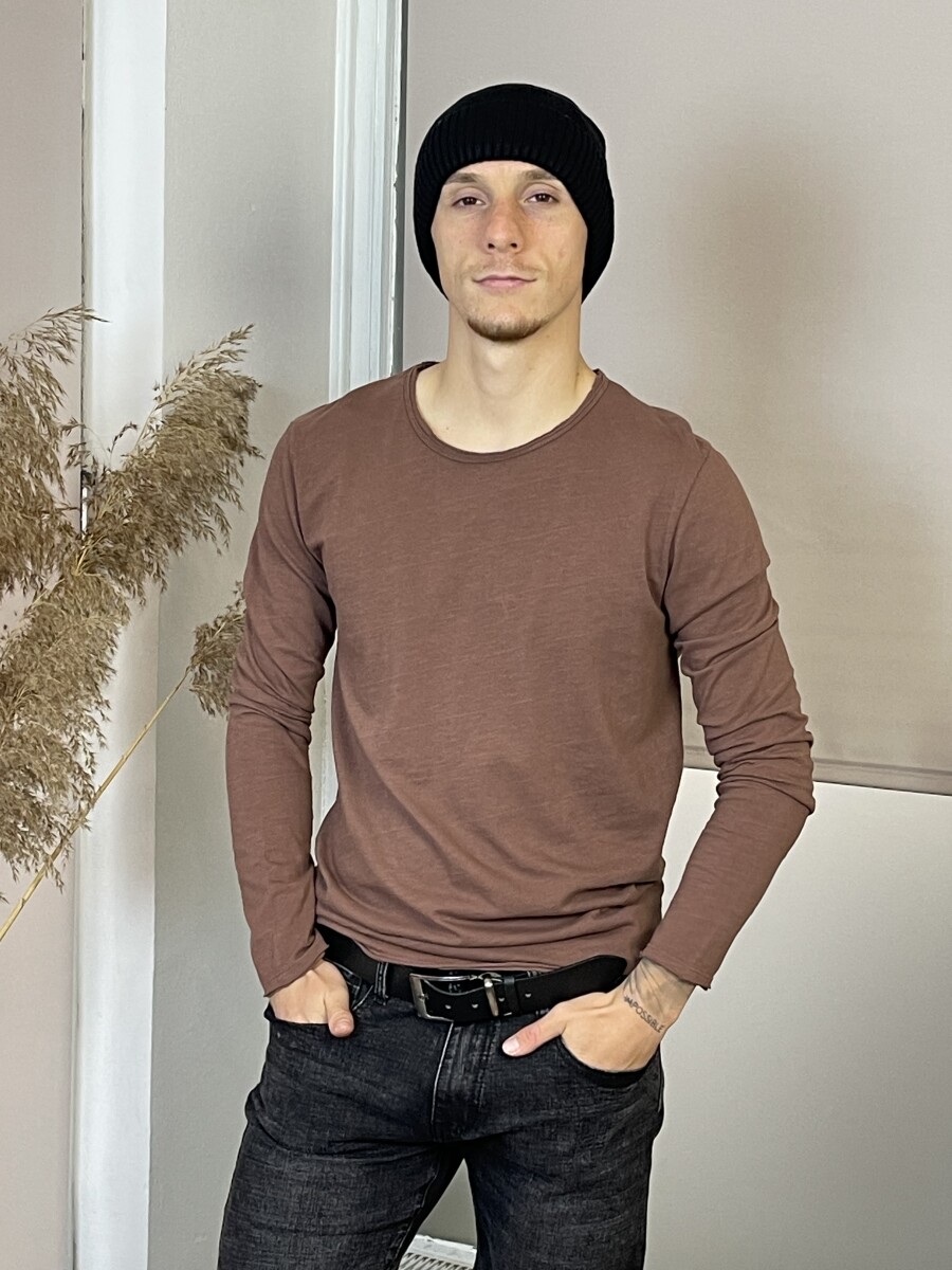 Kötött férfi sapka - fekete - Kép 2