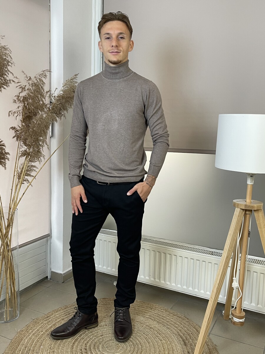 Kötött garbó - tejeskávé - Kép 10