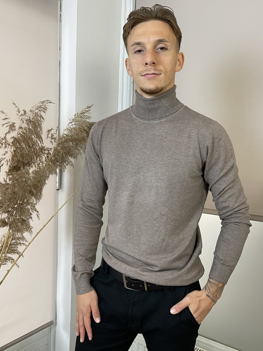 Kötött garbó - tejeskávé - Kép 4