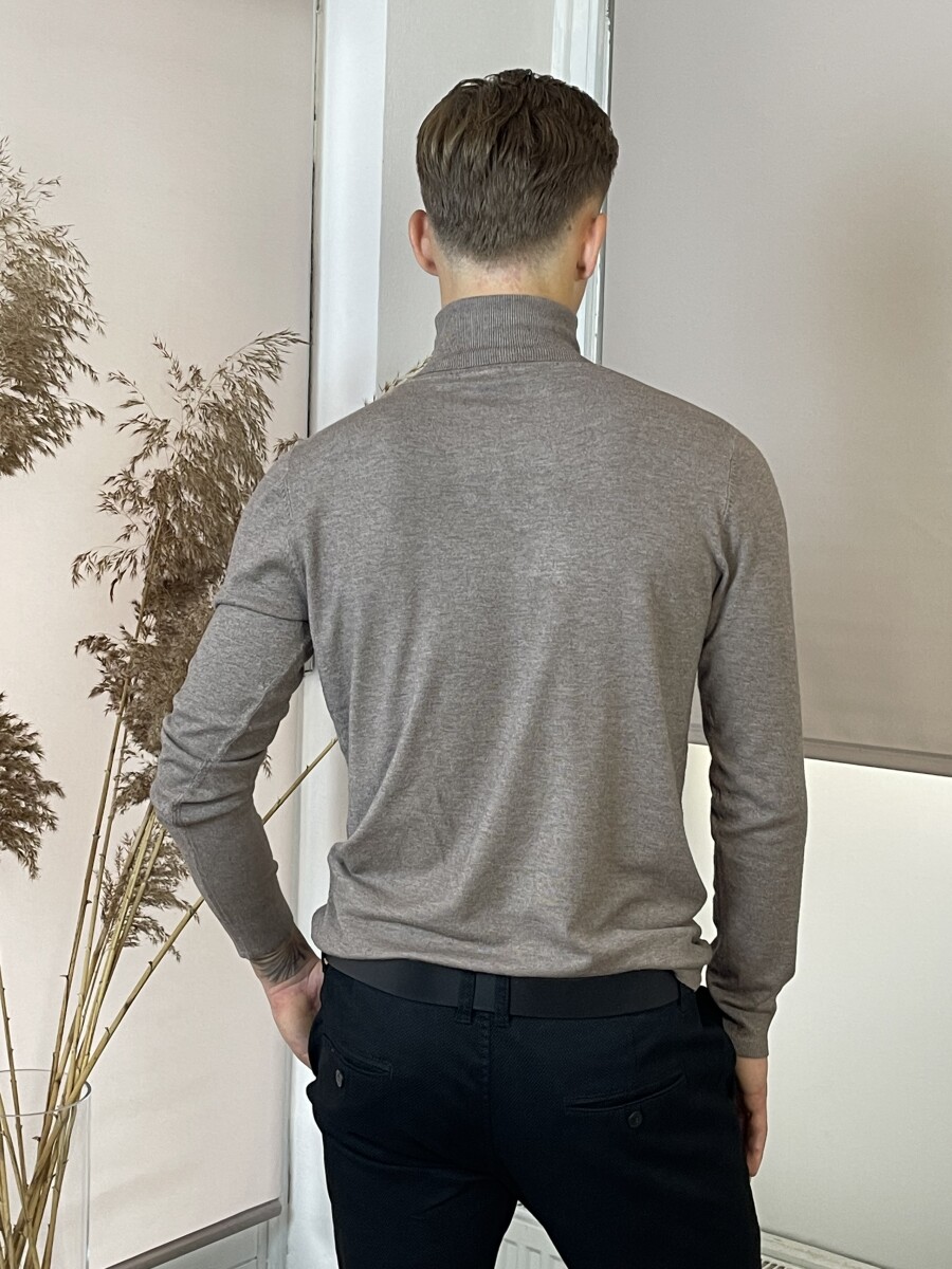 Kötött garbó - tejeskávé - Kép 8