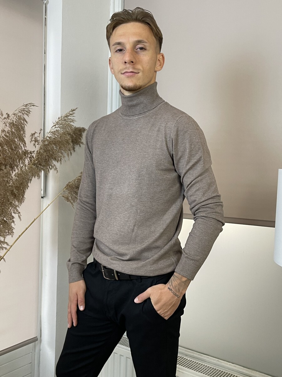 Kötött garbó - tejeskávé - Kép 10