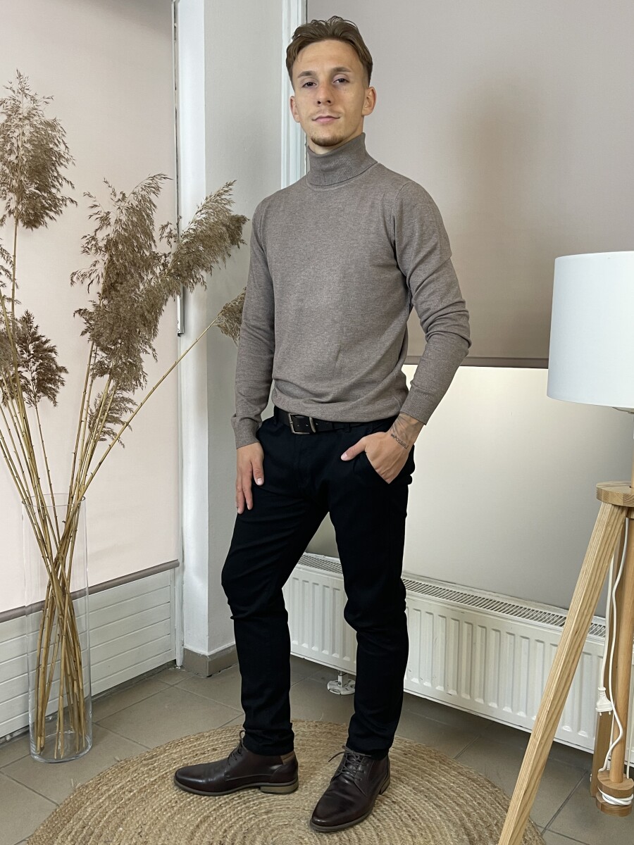 Kötött garbó - tejeskávé - Kép 8