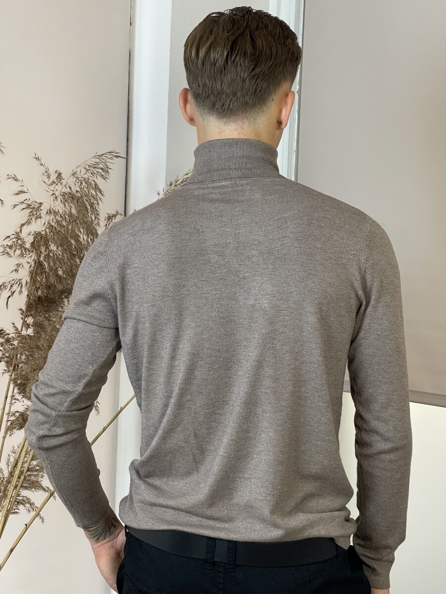 Kötött garbó - tejeskávé - Kép 6