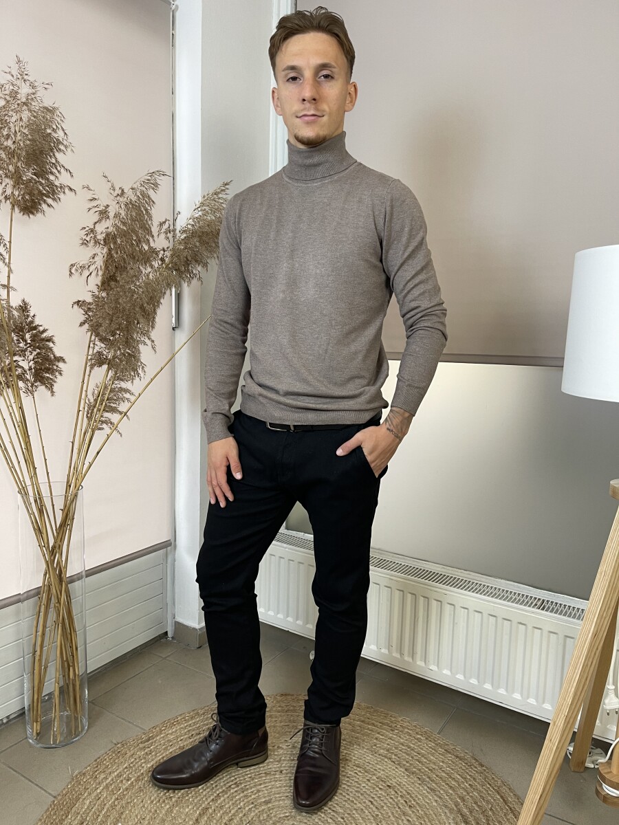 Kötött garbó - tejeskávé - Kép 4