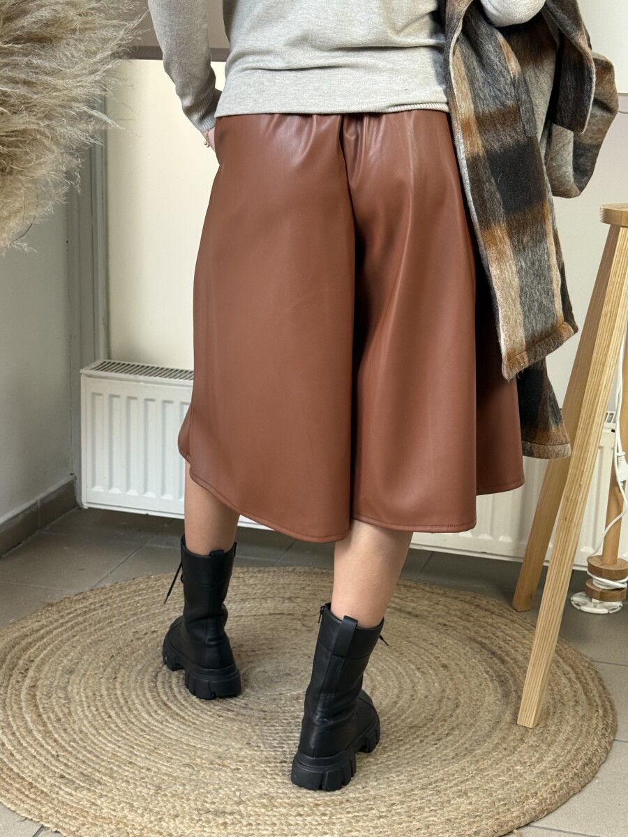 Műbőr nadrágszoknya - csau - Kép 16