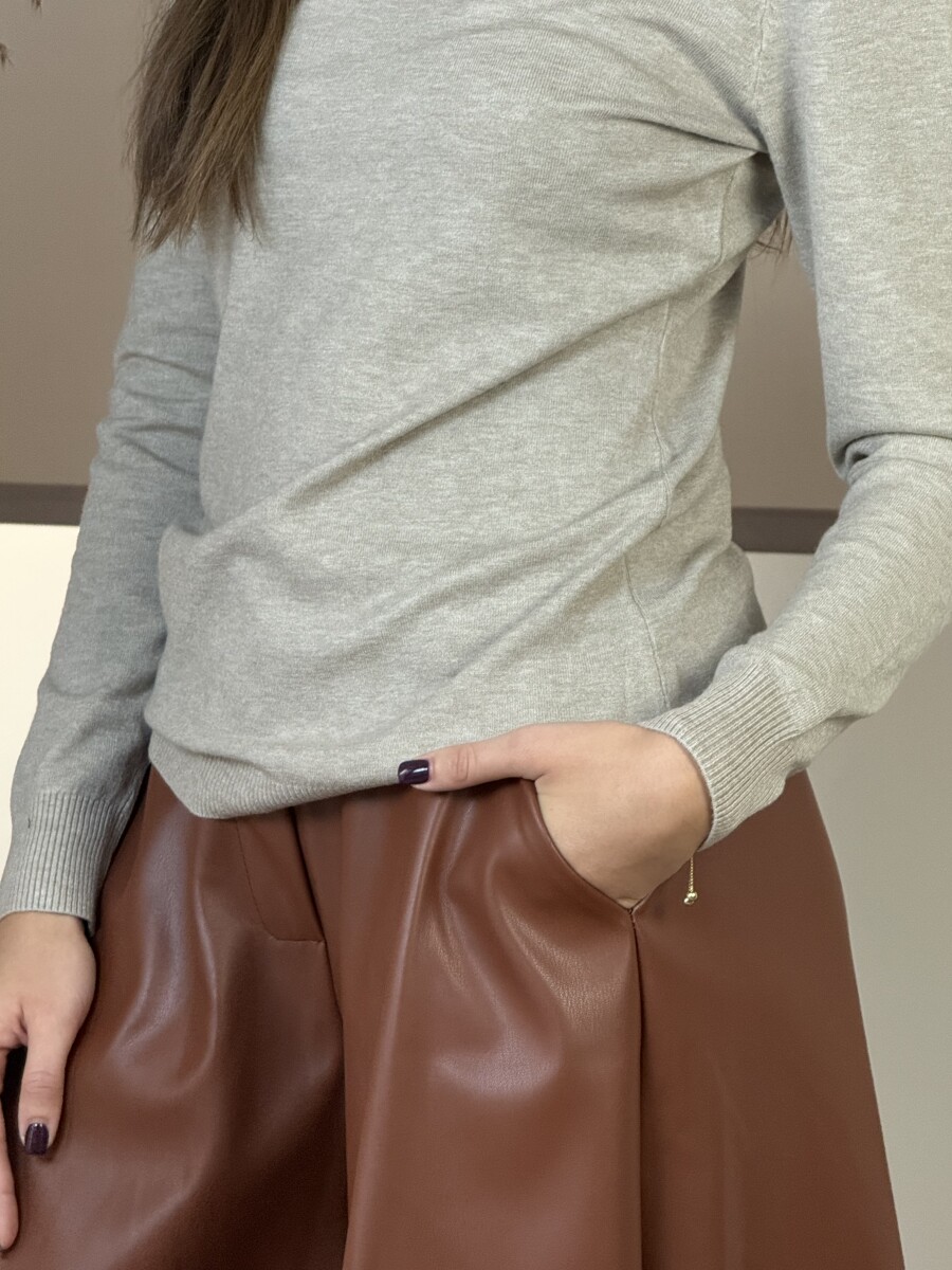 Műbőr nadrágszoknya - csau - Kép 5