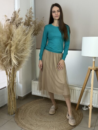 Tüll szoknya - homok