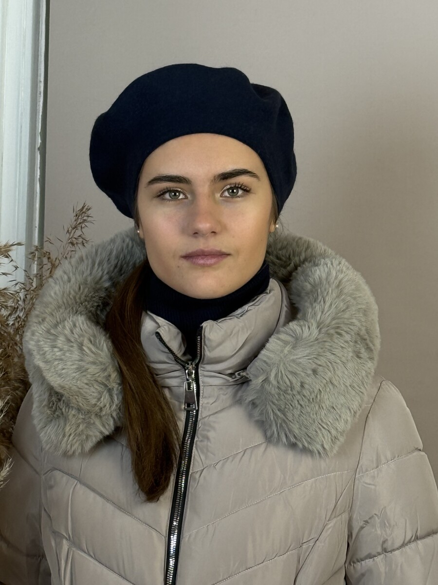 Steppelt öves télikabát - homok - Kép 4