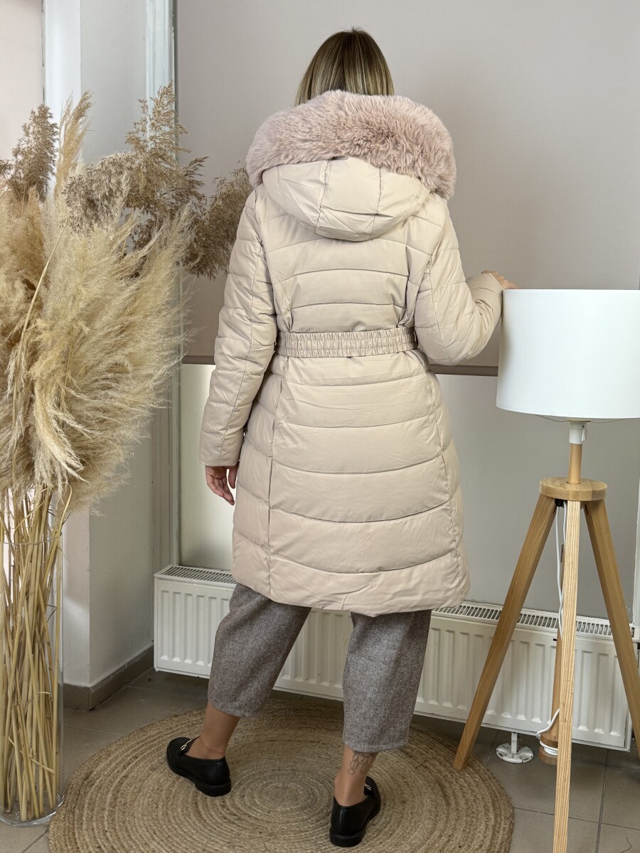 Steppelt télikabát - bézs - Kép 16