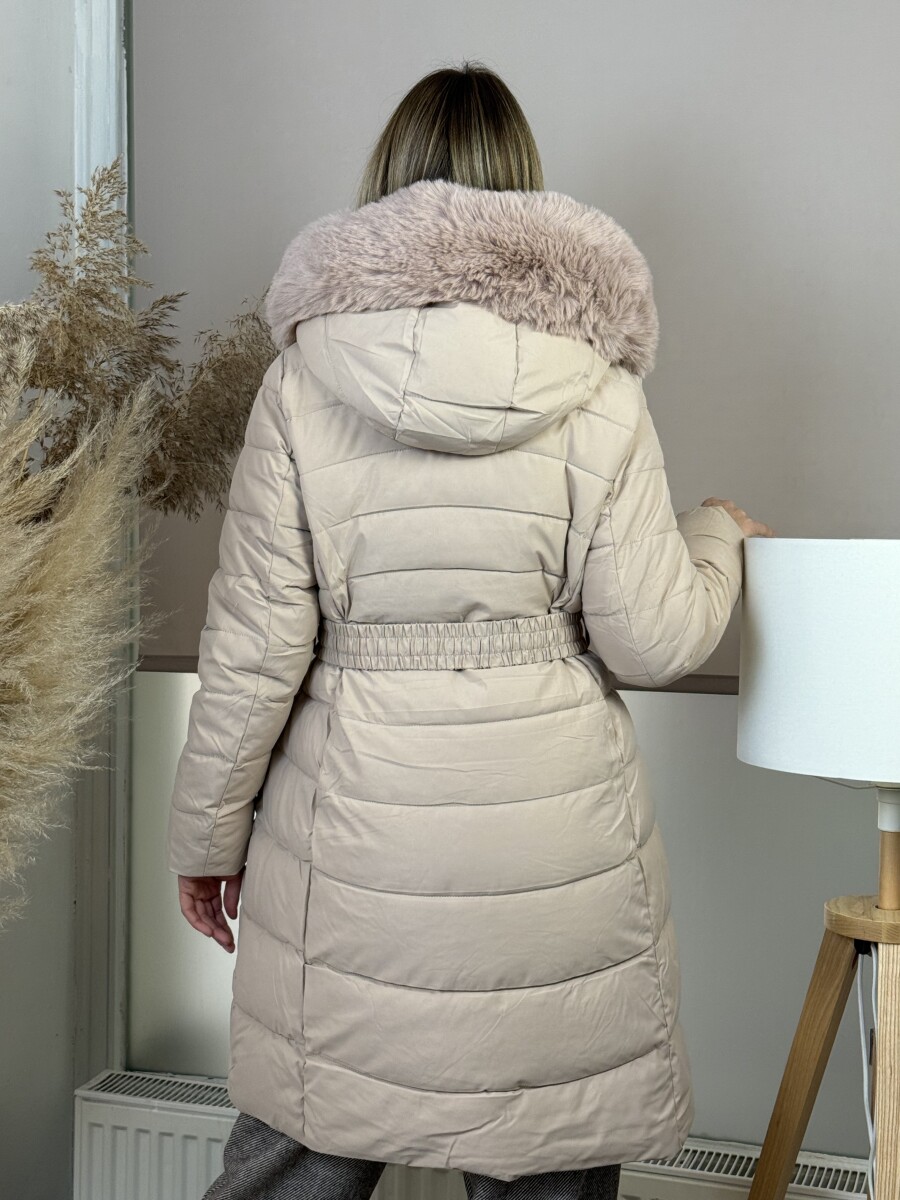 Steppelt télikabát - bézs - Kép 17